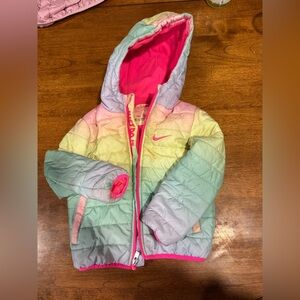 Nike Kids' Rainbow Ombre midweight Puffer Jacket